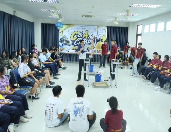 สาขาวิชาเทคโนโลยีโยธาสถาปัตยกรรม คณะเทคโนโลยีอุตสาหกรรม จัดค่าย C&A Camp@Chombueng เสริมทักษะและสร้างแรงบันดาลใจสู่วิชาชีพด้านโยธาและสถาปัตยกรรม