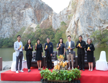 มหาวิทยาลัยราชภัฏหมู่บ้านจอมบึง ร่วมแถลงข่าวการจัดงาน “The Chocolate Woods (On the Rock)” ส่งเสริมการท่องเที่ยวเชิงสร้างสรรค์จังหวัดราชบุรี