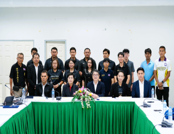 อธิการบดี เปิดโครงการสัมมนาแนวทางพัฒนาหลักสูตรมวยไทยระดับมัธยม ขับเคลื่อน Soft Power สู่สากลอย่างยั่งยืน