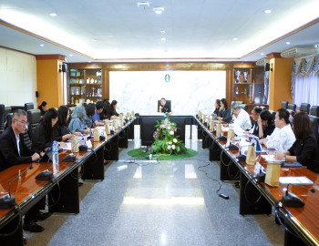 อธิการบดีมหาวิทยาลัยราชภัฏหมู่บ้านจอมบึง ประชุมคณะกรรมการอำนวยการโครงการจัดการศึกษาภาคพิเศษ ครั้งที่ 1/2569