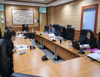 ประชุมคณะกรรมการยกร่างข้อบังคับมหาวิทยาลัย ว่าด้วยการแต่งตั้งผู้รักษาราชการในตำแหน่ง 