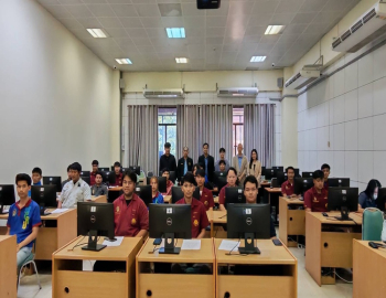 คณะเทคโนโลยีอุตสาหกรรม จัดอบรมเชิงปฏิบัติการเขียนแบบเครื่องกลด้วยคอมพิวเตอร์ เสริมทักษะสู่มาตรฐานวิชาชีพ