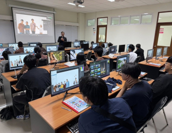 คณะเทคโนโลยีอุตสาหกรรม จัดอบรมออกแบบกราฟิกและการถ่ายภาพดิจิทัล เสริมทักษะผลิตสื่อยุคใหม่
