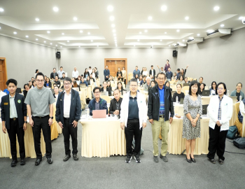 อธิการบดี มรภ.หมู่บ้านจอมบึง เยี่ยมชมและให้กำลังใจคณาจารย์ร่วมโครงการยกระดับสมรรถนะอาจารย์ตามแนวทาง Thailand PSF