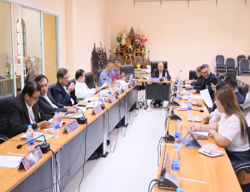 มหาวิทยาลัยราชภัฏหมู่บ้านจอมบึง จัดประชุมคณะกรรมการส่งเสริมกิจการมหาวิทยาลัย ครั้งที่ 4/2569 เตรียมความพร้อมจัดงาน “เกษตรแฟร์ จอมบึง ประจำปี 2569”