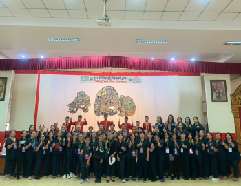 สถาบันวิจัยและพัฒนา มรภ.หมู่บ้านจอมบึง จัดกิจกรรมเรียนรู้วัฒนธรรมและภูมิปัญญาพื้นบ้าน เสริมสร้างการเรียนรู้ตลอดชีวิตสำหรับผู้สูงอายุ