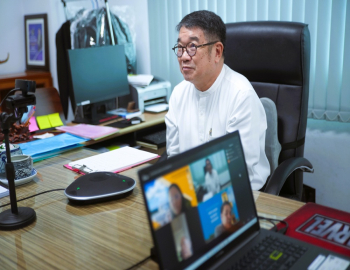 อธิการบดี มรภ.หมู่บ้านจอมบึง เป็นประธานประชุมอธิการบดีมหาวิทยาลัยราชภัฏภูมิภาคตะวันตก (พ.จ.น.ก.) เตรียมความพร้อมการแข่งขันกีฬาและทักษะวิชาการ พร้อมหารืองบประมาณปี 2570