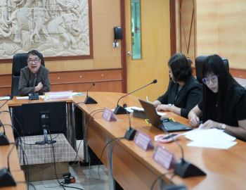 มรภ.หมู่บ้านจอมบึง ประชุมคณะกรรมการติดตาม ตรวจสอบ และประเมินผลงานของมหาวิทยาลัยและอธิการบดี ครั้งที่ 6/2569