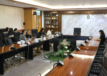 คณะอนุกรรมการด้านกฎหมายสภา มรภ.หมู่บ้านจอมบึง ประชุมครั้งที่ 10/2569 ร่วมกลั่นกรองร่างข้อบังคับและประกาศมหาวิทยาลัย