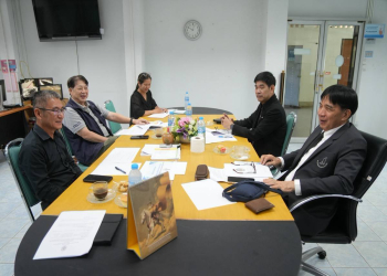 สำนักงานประกันคุณภาพการศึกษา มรภ.หมู่บ้านจอมบึง ประชุมคณะกรรมการบริหารความเสี่ยง เตรียมขับเคลื่อนแผนบริหารความเสี่ยง ประจำปีงบประมาณ พ.ศ. 2570