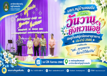 มรภ.หมู่บ้านจอมบึง จัดงาน “วันวานยังหวานอยู่” เชิดชูเกียรติผู้เกษียณอายุราชการ ประจำปี 2569