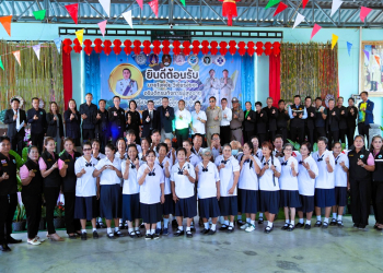 อธิการบดี ร่วมพิธีเปิดโครงการโรงเรียนผู้สูงอายุ รุ่นที่ 5 เทศบาลเมืองจอมพล