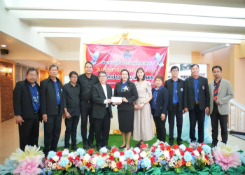 อธิการบดีมหาวิทยาลัยราชภัฏหมู่บ้านจอมบึง ร่วมงานวันสื่อสารมวลชนแห่งชาติ เสริมสร้างความสัมพันธ์กับสื่อมวลชนจังหวัดราชบุรี