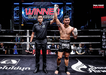 ขอแสดงความยินดีกับ ยอดเทวินทร์ ม.ราชภัฏหมู่บ้านจอมบึง ชนะน็อค ยก 1 รายการ Super Fight คาดเชือก 68 กก.