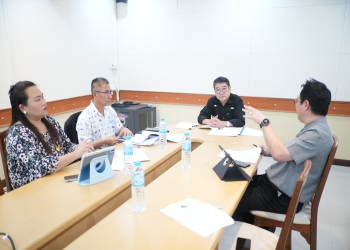 อธิการบดี มรภ.หมู่บ้านจอมบึง เป็นประธานประชุมจัดทำโครงร่างองค์กร (OP) ตามรูปแบบ MCRU-QA