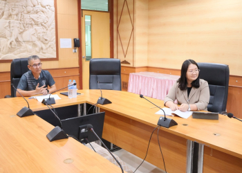 รองอธิการบดี มรภ.หมู่บ้านจอมบึง เป็นประธานประชุมคณะกรรมการกลั่นกรองผลการประเมินผลการปฏิบัติงานของลูกจ้างประจำ ครั้งที่ 1 ประจำปีงบประมาณ 2569