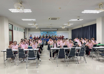 คณะเทคโนโลยีอุตสาหกรรม มรภ.หมู่บ้านจอมบึง จัดโครงการ Occ-Camp พัฒนาทักษะพื้นฐานด้านอาชีวอนามัยให้นักเรียนโรงเรียนดรุณาราชบุรี