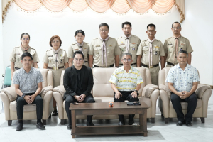 รองอธิการบดี มรภ.หมู่บ้านจอมบึง เปิดอบรม ผู้กำกับลูกเสือขั้นความรู้ทั่วไป และผู้กำกับลูกเสือสำรองขั้นความรู้เบื้องต้น (B.T.C.) พัฒนานักศึกษาครูสู่ความเป็นมืออาชีพ