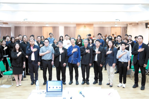 อธิการบดีมหาวิทยาลัยราชภัฏหมู่บ้านจอมบึง เปิดโครงการอบรม “Mindfulness in Organization” เสริมสร้างองค์กรแห่งความสุขอย่างยั่งยืน