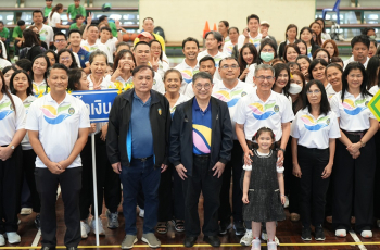 อธิการบดีเป็นประธานกิจกรรม “กีฬาสัมพันธ์ ราชภัฏหมู่บ้านจอมบึงสัมพันธ์ รับปีใหม่ 2569” เสริมสร้างความสามัคคีในองค์กร 