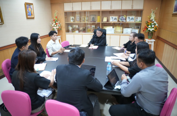 ประชุมเตรียมความพร้อมจัดงานประชุมวิชาการระดับชาติ และมหกรรมการแข่งขันต้นกล้ามวยไทย ชิงถ้วยพระราชทาน เนื่องในโอกาสครบรอบ 72 ปี มหาวิทยาลัย 