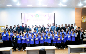 มรภ.หมู่บ้านจอมบึง ให้การต้อนรับคณะ กสศ. ตรวจวัดและประเมินฐานสมรรถนะนักศึกษาทุนครูรัก(ษ์)ถิ่น รุ่นที่ 4 