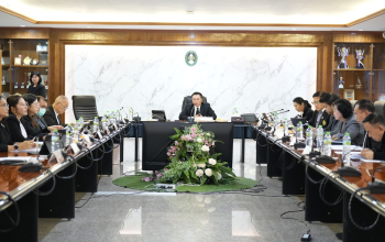 การประชุมสภามหาวิทยาลัยราชภัฏหมู่บ้านจอมบึง ครั้งที่ 1/2569 