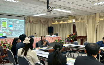 คณะมนุษยศาสตร์และสังคมศาสตร์ เตรียมความพร้อมฝ่ายบริการน้ำดื่ม งาน สสส.จอมบึงมาราธอน ครั้งที่ 39 