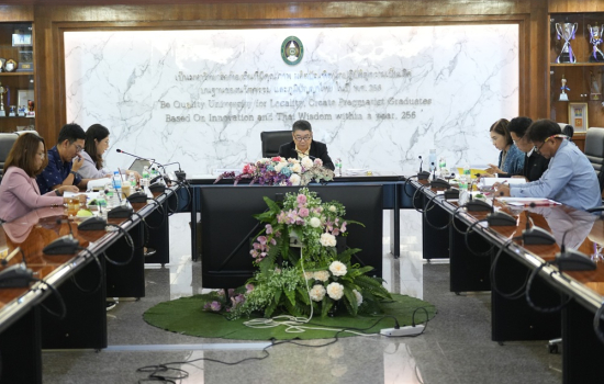 มหาวิทยาลัยราชภัฏหมู่บ้านจอมบึงจัดการประชุมคณะกรรมการบัณฑิตศึกษา ครั้งที่ 10/2568