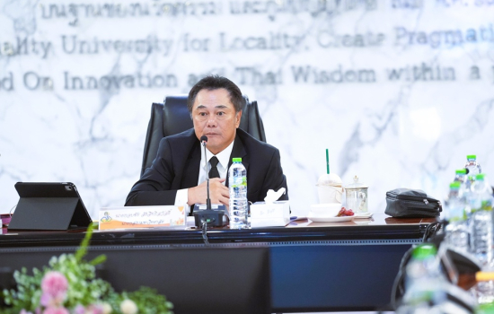 มหาวิทยาลัยราชภัฏหมู่บ้านจอมบึงจัดการประชุมสภามหาวิทยาลัย ครั้งที่ 12/2568