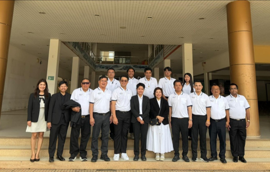 วิทยาลัยมวยไทยศึกษาและการแพทย์แผนไทย มรภ.หมู่บ้านจอมบึง ให้การต้อนรับคณะศึกษาดูงานจาก มรภ.ภูเก็ต