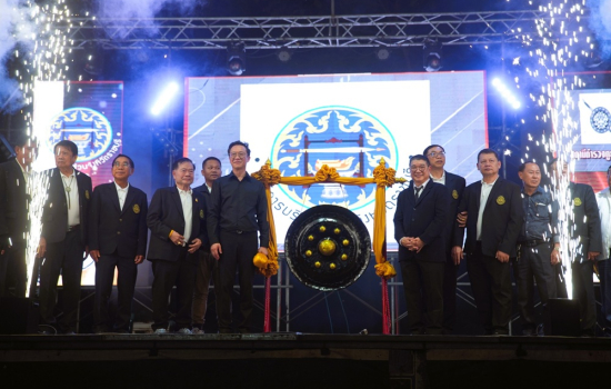 คณะกรรมการส่งเสริมกิจการมหาวิทยาลัยจัดงานเปิดงานประเพณี “ปีนเขาเข้าถ้ำจอมพล” ครั้งที่ 15 จัดแสดงแสง สี เสียง เพื่อจัดหาทุนการศึกษาให้กับนักศึกษาที่ขาดแคลนทุนทรัพย์ และส่งเสริมการท่องเที่ยวถ้ำจอมพล ส่งเสริมเศรษฐกิจในอำเภอจอมบึง และจังหวัดราชบุรี