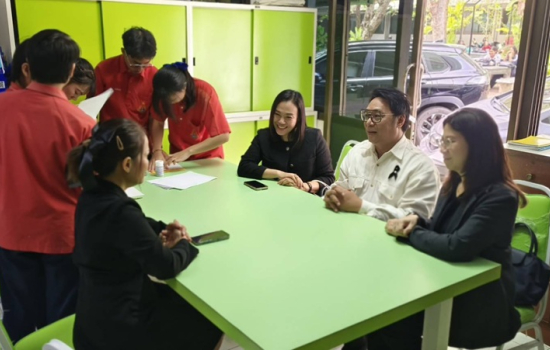 สำนักส่งเสริมวิชาการและงานทะเบียนเข้าพบโรงเรียนราชโบริกานุเคราะห์ เพื่อหารือการประชาสัมพันธ์หลักสูตรและเสริมสร้างความร่วมมือด้านแนะแนวการศึกษา