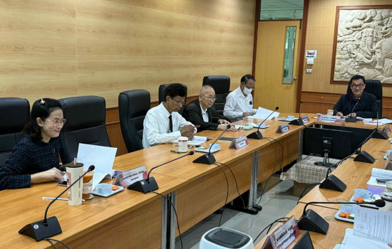 มหาวิทยาลัยราชภัฏหมู่บ้านจอมบึงจัดประชุมคณะกรรมการมูลนิธิ 100 ปี การฝึกหัดครูไทย ครั้งที่ 2/2568 เดินหน้าเสริมธรรมาภิบาลและความโปร่งใสในการบริหารงาน