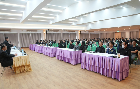 มหาวิทยาลัยราชภัฏหมู่บ้านจอมบึงจัดประชุมวิพากษ์ร่างประกาศภาระงานใหม่และแบบประเมิน สำหรับบุคลากรสายสนับสนุน