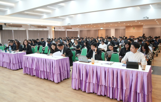 มหาวิทยาลัยราชภัฏหมู่บ้านจอมบึง จัดประชุมวิพากษ์ (ร่าง) ประกาศภาระงานใหม่และแบบประเมินสำหรับสายวิชาการ