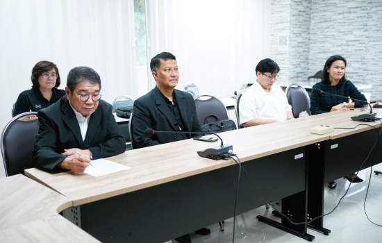 มหาวิทยาลัยราชภัฏหมู่บ้านจอมบึงหารือความร่วมมือด้านการแพทย์ เตรียมความพร้อมจัดงานวิ่ง 